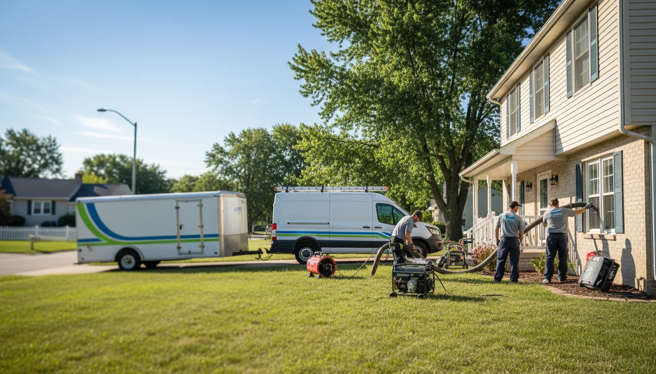 Flooded Basement Restoration And Cleanup With Repair in Pender, NE near me